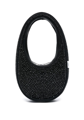 Coperni rhinestone-embellished mini Swipe bag - Black