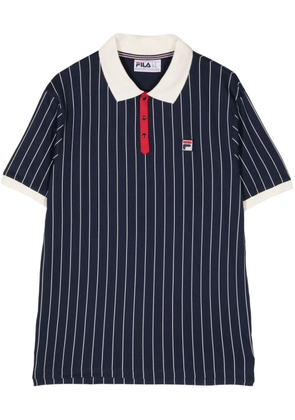 Fila striped cotton polo shirt - Blue