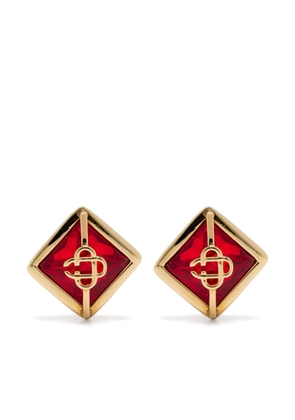 Casablanca gold-plated crystal earrings