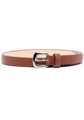 Maison Margiela buckled leather belt - Brown