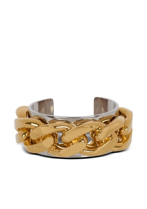 Balmain chain-embellished cuff bracelet - Silver