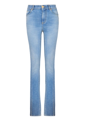 Balmain high-rise slim-cut jeans - Blue