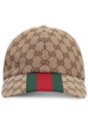 Gucci GG-canvas baseball hat - Neutrals