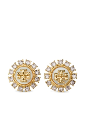 Tory Burch Kira crystal-embellishment stud earrings - Gold