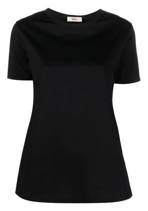 Herno short-sleeve cotton T-shirt - Black