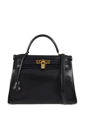Hermès Pre-Owned 1997 Kelly 32 Retourne two-way handbag - Black