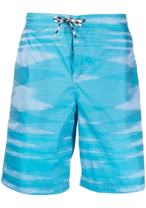 Missoni drawstring swim shorts - Blue