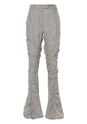 Acne Studios striped bootcut trousers - Grey