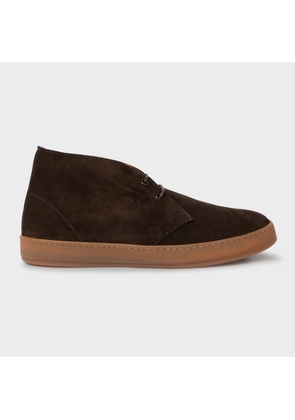 Paul Smith Chocolate Brown Suede 'Navarro' Boots