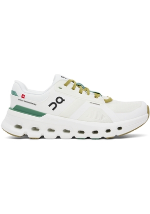 On Off-White & Green Cloudrunner 2 Sneakers