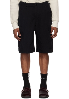 nanamica Black Cargo Shorts
