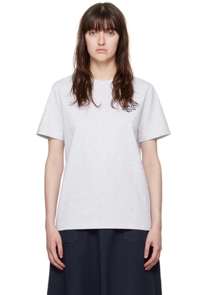 A.P.C. Gray Standard 'Rue Madame' T-Shirt