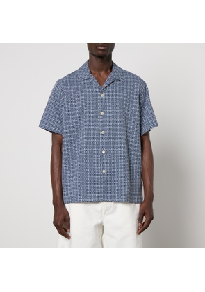 PS Paul Smith Boxy Pattern Jacquard Cotton Shirt - XL