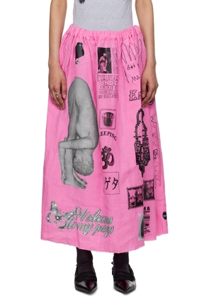 Ashley Williams Pink Executioner Doll Maxi Skirt