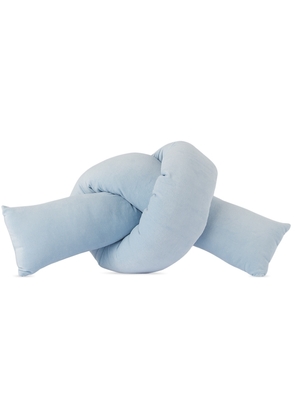 JIU JIE SSENSE Exclusive Blue Porcelain Cushion