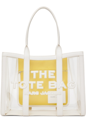 Marc Jacobs White 'The Clear Large' Tote