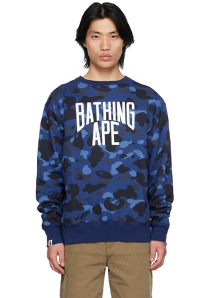 BAPE Blue & Gray 4-Way Reversible Sweatshirt