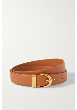 KHAITE - Bambi Leather Belt - Brown - XS/S,M/L