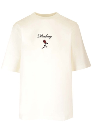 Burberry Flocked Logo T-Shirt