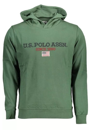 U.S. Polo Assn. Green Cotton Sweater - L