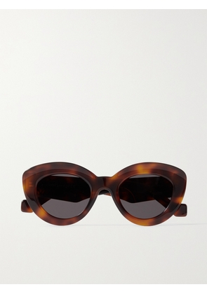 Loewe - Cat-eye Tortoiseshell Acetate Sunglasses - One size