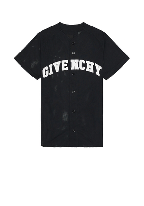 Givenchy Baseball Shirt in Black - Black. Size XL/1X (also in M).