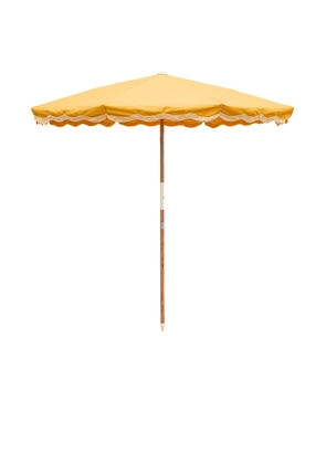 business & pleasure co. Amalfi Umbrella in Riviera Mimosa - Yellow. Size all.