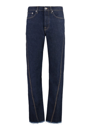 Lanvin 5-Pocket Straight-Leg Jeans