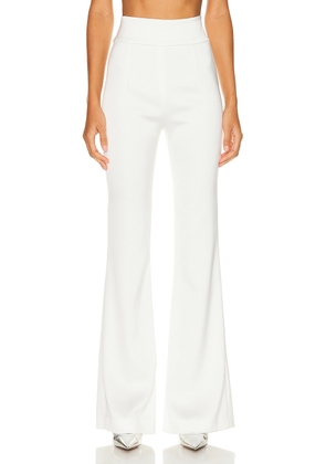 GALVAN Sculpted Bridal Trouser in Off White - White. Size 34 (also in 36, 38, 40).