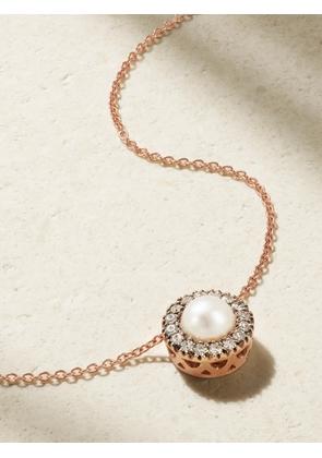 Selim Mouzannar - Beirut 18-karat Rose Gold, Diamond And Pearl Necklace - One size