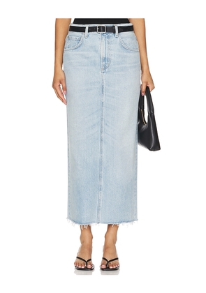 Citizens of Humanity Verona Column Skirt in Blue. Size 24, 25, 26, 27, 28, 29, 30, 31, 33, 34.