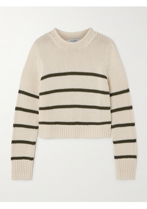 La Ligne - Mini Marina Striped Cotton Sweater - Cream - xx small,x small,small,medium,large,x large