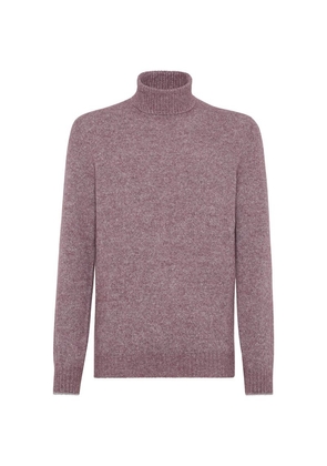 Brunello Cucinelli Alpaca-Blend Flecked Rollneck Sweater