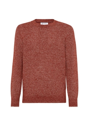 Brunello Cucinelli Alpaca-Blend Flecked Sweater