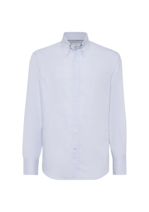 Brunello Cucinelli Cotton Slim-Fit Oxford Shirt