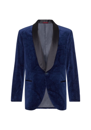 Brunello Cucinelli Velvet Paisley Tuxedo Jacket