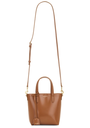Saint Laurent Mini Toy Shopping Bag in Fox - Brown. Size all.