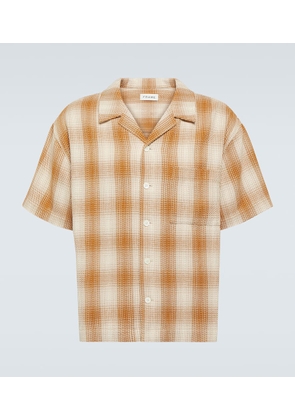 Frame Plaid cotton shirt