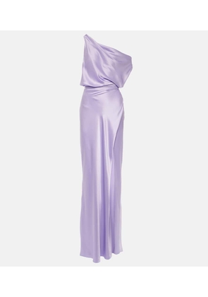 The Sei Asymmetric silk gown