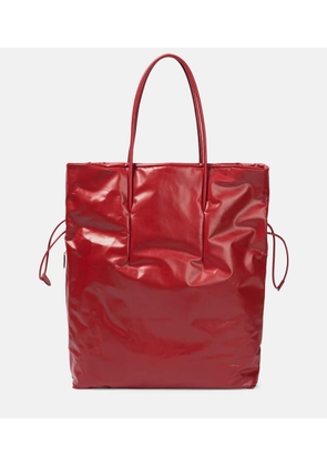 The Row Polly leather tote bag