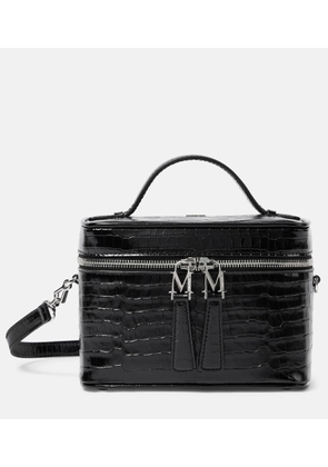 Max Mara Vanity Small croc-effect leather crossbody bag