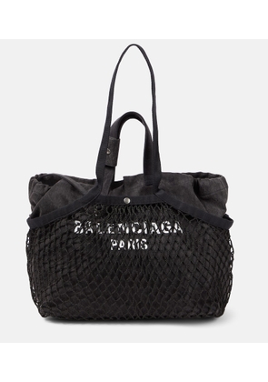 Balenciaga 24/7 fishnet tote bag