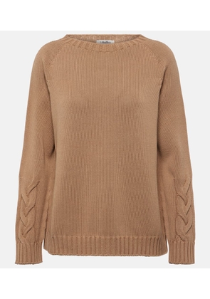'S Max Mara Cable-knit cotton sweater