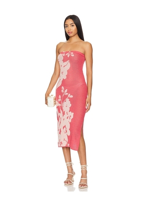 MISA Los Angeles Matti Dress in Pink. Size M, S, XL, XS, XXS.