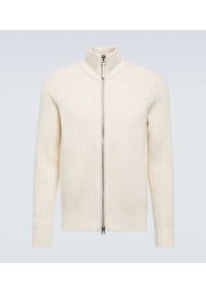 Tom Ford Ribbed-knit wool and cashmere cardigan