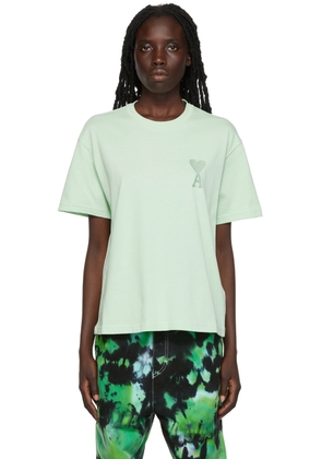 AMI Paris Green Ami de Caur T-Shirt
