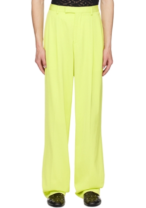 Versace Green Formal Trousers