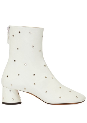 Proenza Schouler Glove embellished ankle boots - White