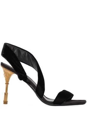 Balmain open-toe strap-detail sandals - Black
