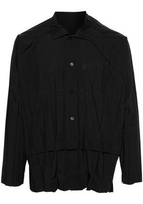 Homme Plissé Issey Miyake layered plissé shirt - Black